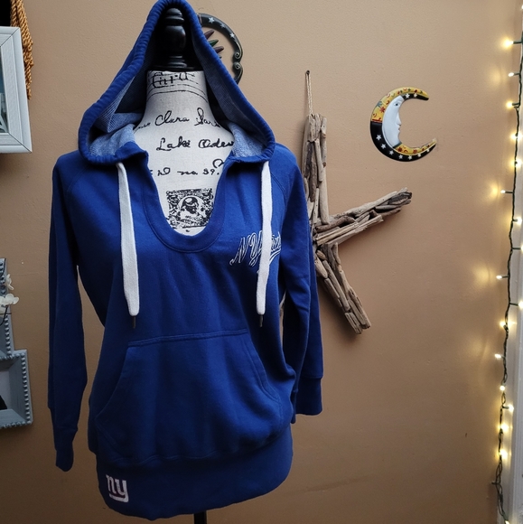 🏈NY Giants Womans pullover 3/4 sleeve hoodie Touch by Alyssa Milano - Picture 2 of 16